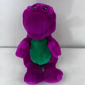 Vintage Barney Plush Dinosaur Purple Stuffed Animal Toy 9" Nostalgic‎ Throwback